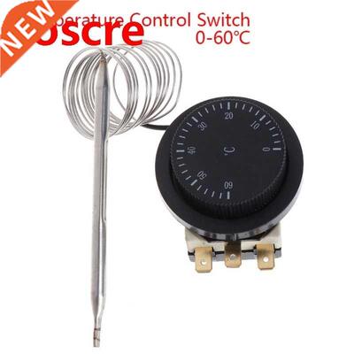 250V/380V 16A 0-60C Temperature Control Switch Capillary The