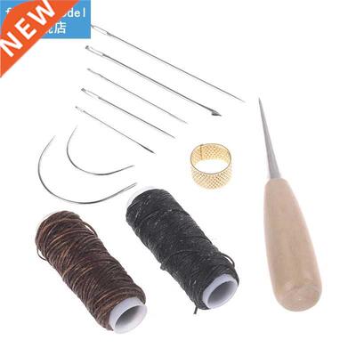11PCS/Set Sewing Needle Awl Leather Craft Stitching Awl Sewi