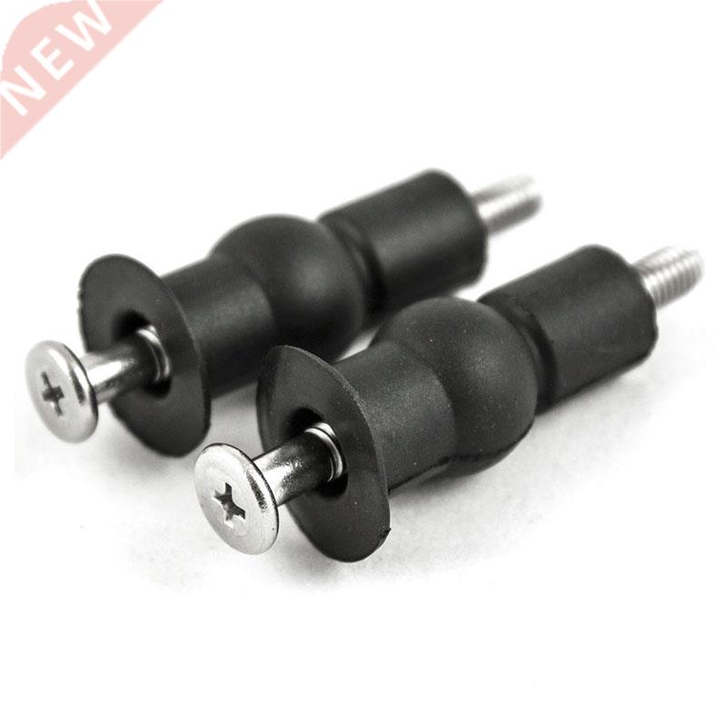 2Pcs Seat Hinge Blind Hole Fixing Fix Well Nut Screw Rubber