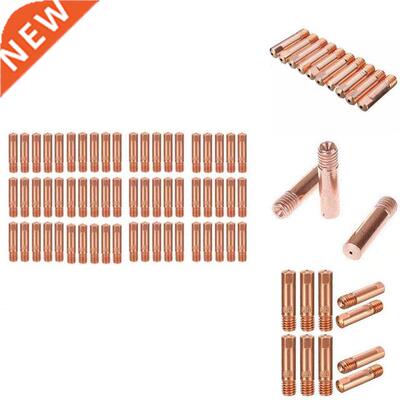 60Pcs Welding Torch Nozzles Copper Contact Tip Nozzle Consum