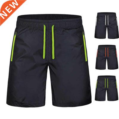 2022 Gyms Mens Zipper Breathable Shorts Summer Fitness Bodyb