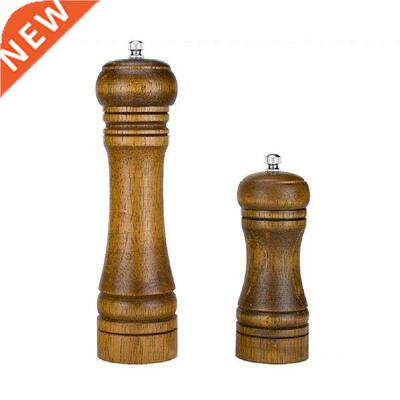 Fashion Salt Pepper Grinder Solid Wood Spice Mill Ceramic