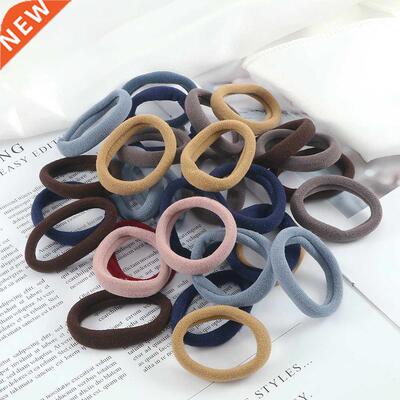 30/50Pcs/Set Women Basic Elastic Hair Bands Scrunchie tail H