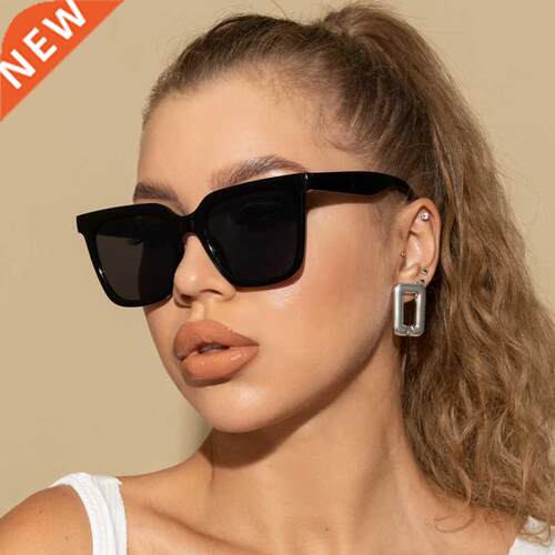 2022 New Fashion Sunglasses Women Brand Designer Retro Recta