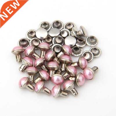 20X Rivets Sconces Pearl 7mm Studded Bag Shoes