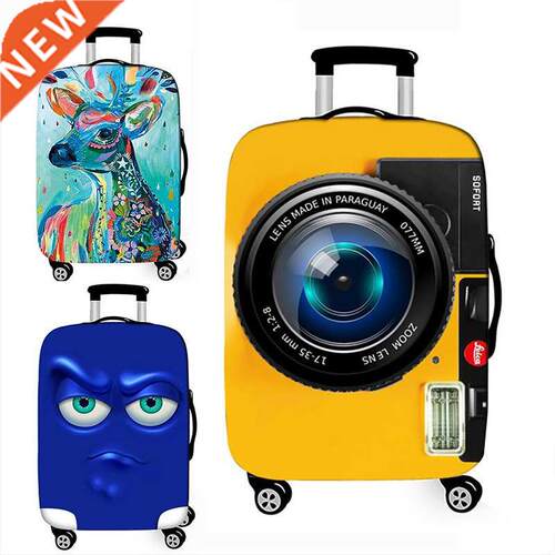 3D Pattern Luggage Cover Elasticity Luggage Protective Cover