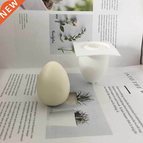 D Simulation Egg Silicone Mold for Candle Making