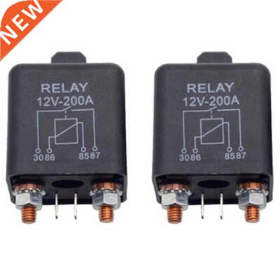 2Pcs Car Truck Motor Automotive Relay 12V 200A Continuous Ty