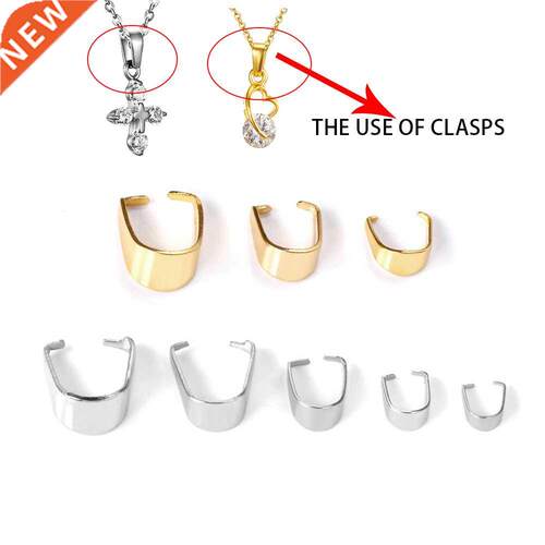 ASON 100pcs/Lot Stainless Steel Gold/Silver Color Pendant Pi