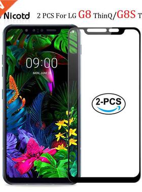 2pcs Full Cover Screen Protector Glass For LG G8S G8 ThinQ 9