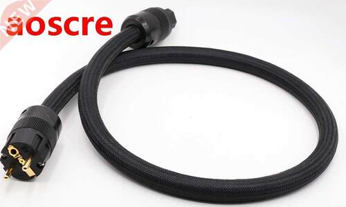 0.5M~3M Hi-End Hi-Fi FURUKAWA Audio Power Cable Cord Schuko