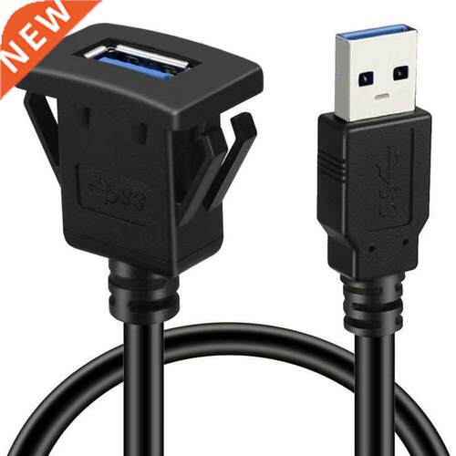 USB 3.0 Panel Flush Mount Extension Cable with Buckle for Ca