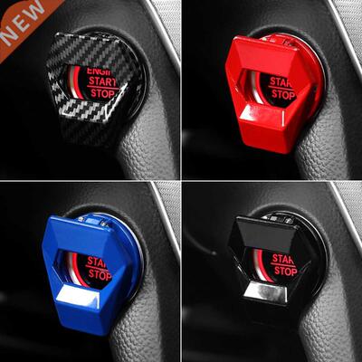 Car Engine Start Stop Switch Button Cover Decorative Auto Ac