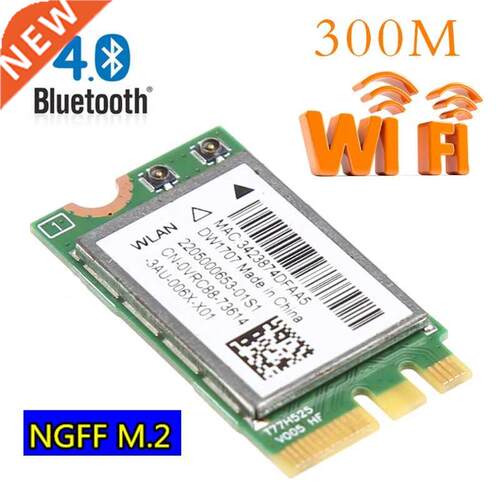 300M Wireless Bluetooth-comptible NGFF WIFI Crd For Dell D