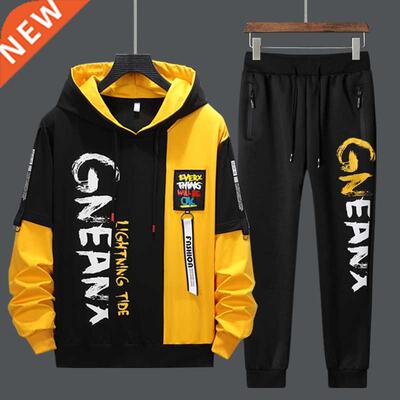 2022 New Trcksuit Men Csul Long Sleeve Hooded Mens Two Pi