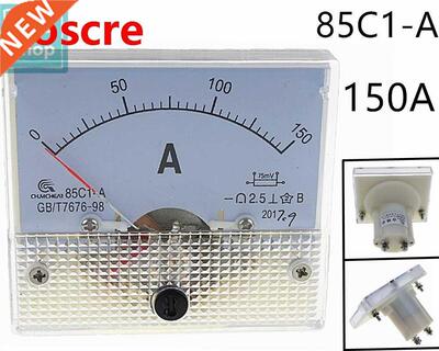 85C1-A 150A DC Analog Meter Panel AMP Current Ammeters 85C1