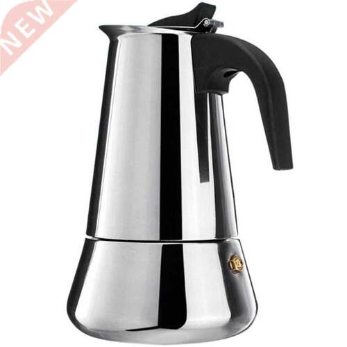Espresso Maker Moka Pot, Espresso Machine,Stainless Steel Es