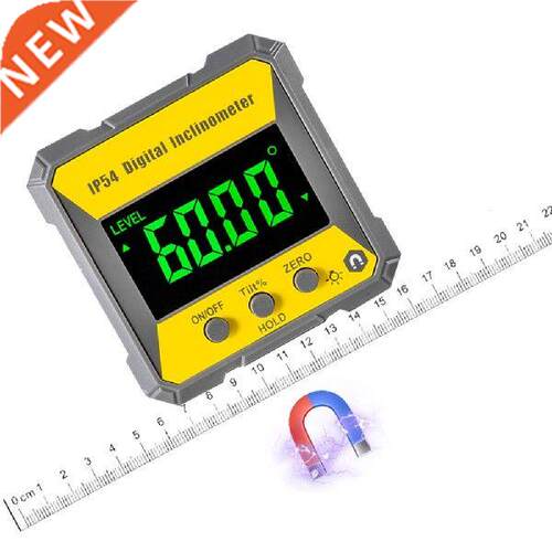 4x90 Degree Digital Protractor Waterproof Inclinometer