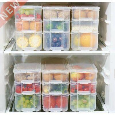 Reusale Kitchen Fridge Food Fruit Storage Container Clear