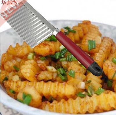Potato Wavy Edged Knife Stainless Steel Kitchen Gadget Veget
