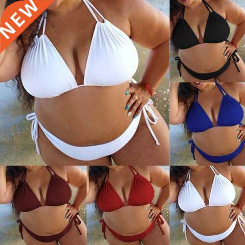 plus size swimwear women bikini swimsuit Swimming big 4 5XL
