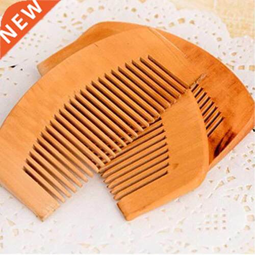Hair Brush Peach Wood Combs Static Natural Massage Hairbrush