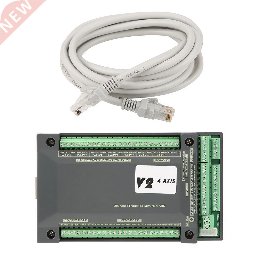 New 4 Axle NVEM CNC Controller Ethernet MACH3 Motion Control