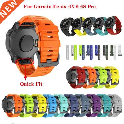 JKER 26 22MM Silicone Quick Release Watchband Strap for Garm