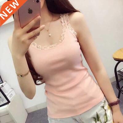 Ladies 2021 Lace-up Off-the-shoulder Fashion Top Lace Basic