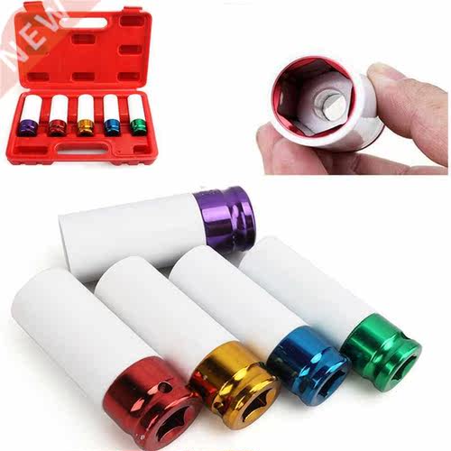 5Pcs Car 15mm 17mm 19mm 21mm 22mm alloy thin wall wheel nut
