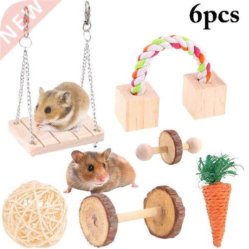 6pcs Cute Parrot Hster Small Swing Shake Suspension Toy