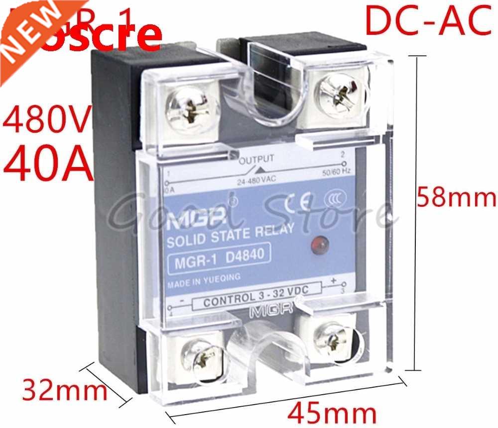 1PCS SSR 40A MGR-1 D4840 Load voltage 24-480V DC Control AC