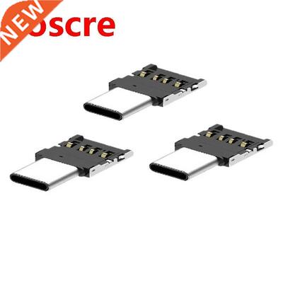 3 Pcs Mini Transfer Head OTG to Type C Adapter Transfer Head