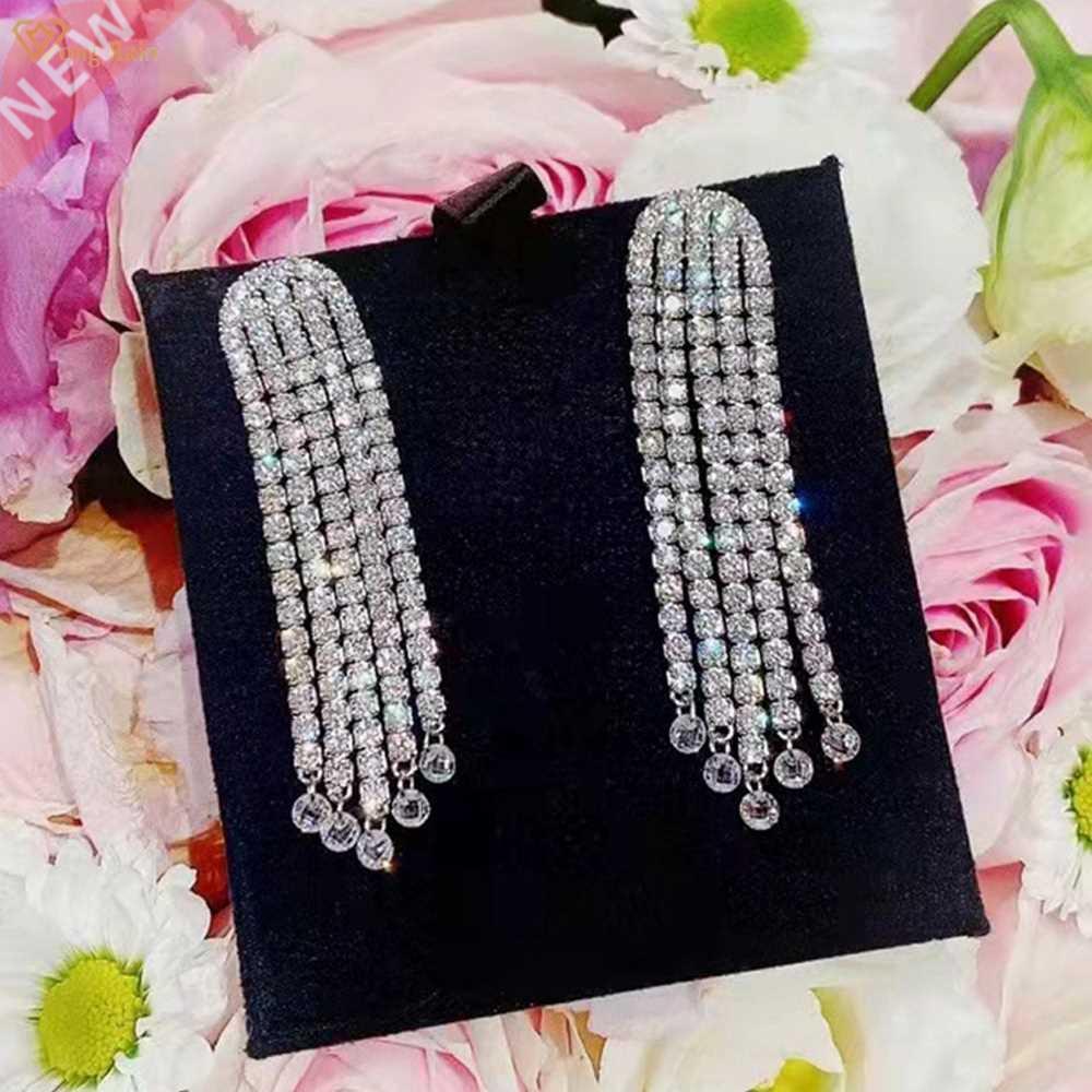 Wong Rain Luxury 100% 925 Sterling Silver Created Moissanite