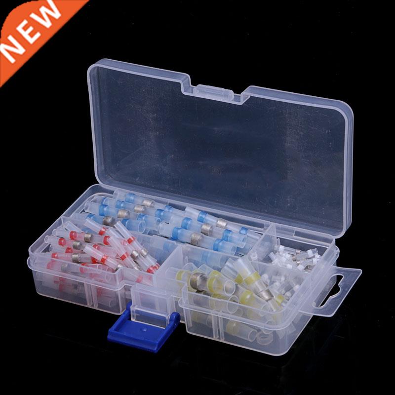 100Pcs 26-10AWG Assorted Sleeve Heat Shrink Splice Butt Wire