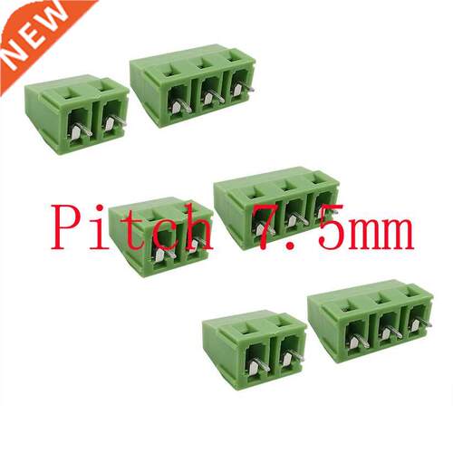 10Pcs KF128 7.5mm Pitch 2P 3Pin PCB Screw Terminal Blocks Co