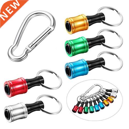 7XEA Drill Bit Holder - 10pcs 1/4 Inch Hex Shank Keychain Ex