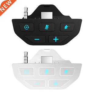Handle Sound Enhancer Stereo Headset Adapter Mic Headphone