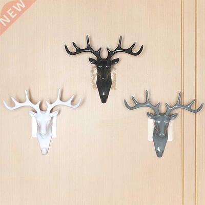 Creative Deer Antler Rack Multifunctional Self Adhesive Stro