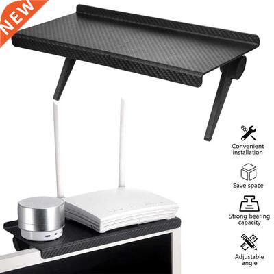 Adjustable TV Screen Top Shelf Rack Media Boxes Router