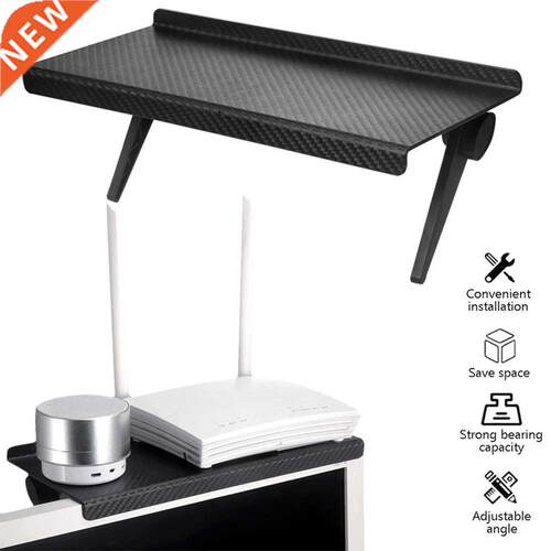 Adjustable TV Screen Top Shelf Rack Media Boxes Router