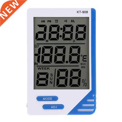 Office Large LCD Thermometer Hygrometer Temperature Humidity