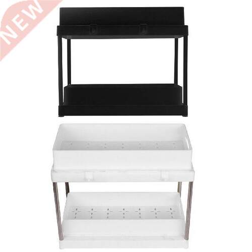 Sliding Under Sink Organizer 2 Tier Pull Out Cabinet