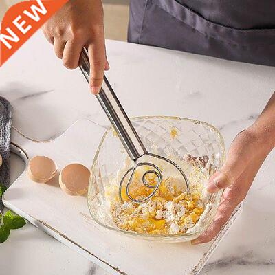 Dnish Dough Whisk Stinless Steel Dutch Dough Hnd Mixer