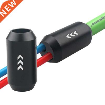 4Pcs Audo Cable Spltter 1m 7mm Alumnum Alloy Matte Blac