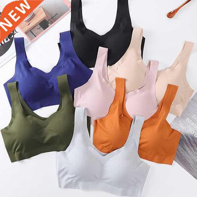 Ice Silk Bra Seamless Vest Bras Women Push Up Underwear Ling