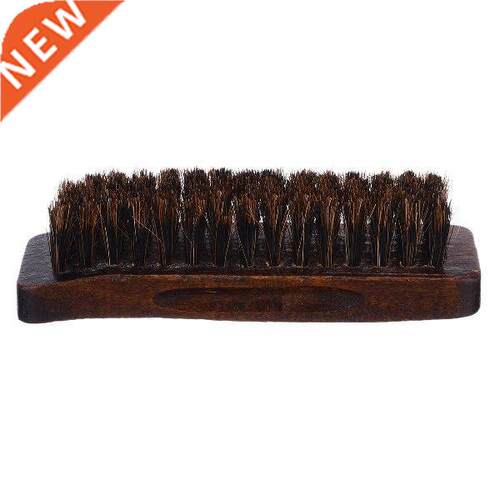 Practical Brown Wooden Handle Horse Hair Shoe Brushes Shoes