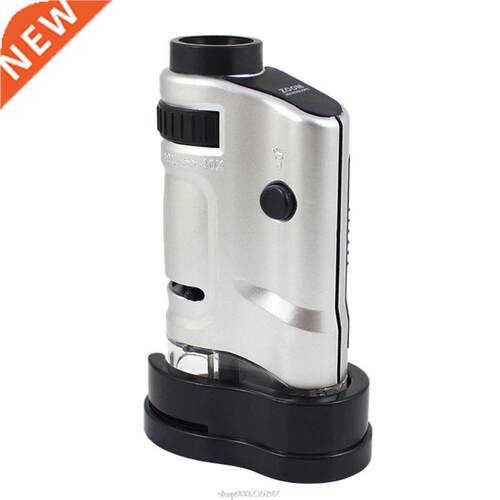 Zoom Monocular Gem Loupe Glass Pocket Microscope Mini Magnif