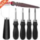 Leather Beveler Craft Edge Cuttin Tools 6PCS