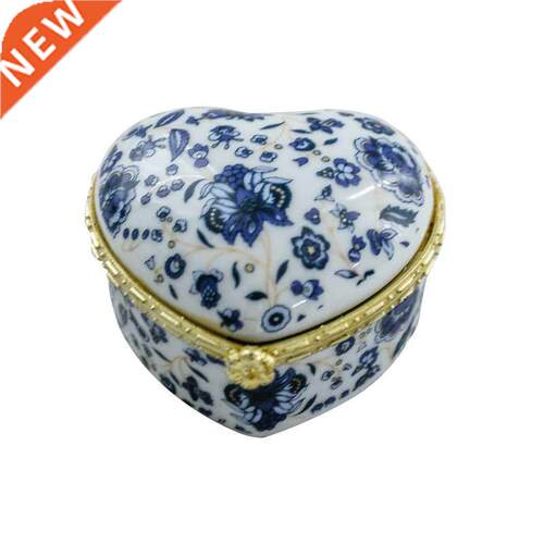 Vintage Ceramic Jewelry Box Jewelry Box Necklace Storage